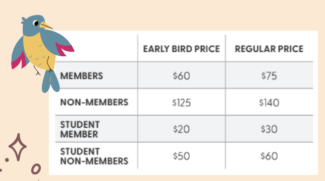 Spring Summit pricing table.
